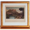 Image 2 : After J. M. W. Turner, Hand-Colored Engraving on Paper, Ludlow Castle
