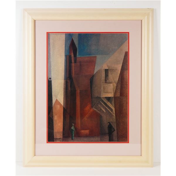 After Lyonel Feininger (German/American, 1871-1956), Framed Poster Print