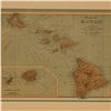 Image 1 : 1898 Hand-Colored Engraving Map of Hawaii by Rand McNally & Co.