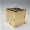 Image 1 : Zodiac Cylinder Collection Gold-Plated Tissue Box