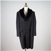 Image 1 : Cortefiel Wool Overcoat with Faux Fur Collar