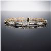 Image 1 : 10K Gold Diamond Link Bracelet