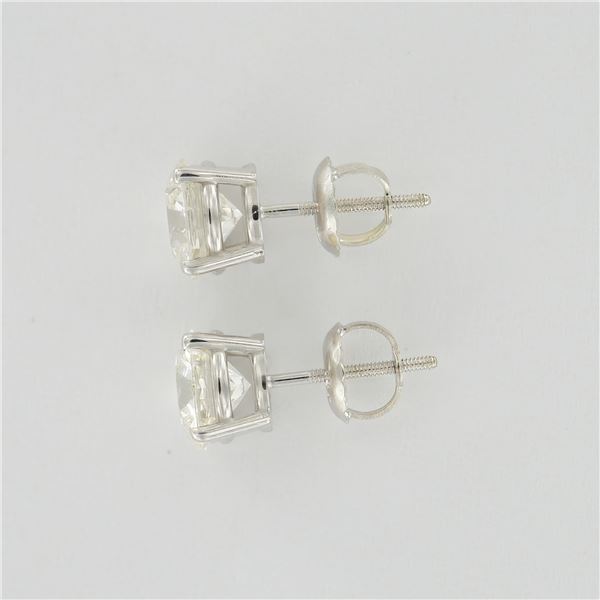 Pair of Diamond Stud Earrings, 14K, 2.02 CTW
