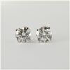 Image 3 : Pair of Diamond Stud Earrings, 14K, 2.02 CTW