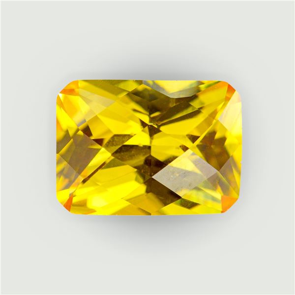 26.24 CT Daffodil CZ Emerald Cut Gemstone