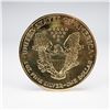 Image 3 : 2000 24K Gold Plated American Silver Eagle Dollar Type 1