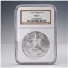 Image 1 : 1999 American Silver Eagle Dollar NGC Graded MS69