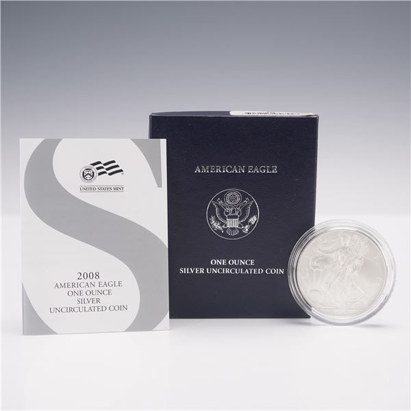 2008-W American Eagle Silver Bullion Uncirculated