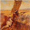 Image 3 : Joe Beeler, Western Oil on Canvas Painting, Ambush, Signed
