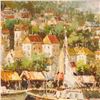 Image 4 : Steve Winsky, Oil on Canvas Painting, Harbor Scene, Signed