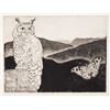 Image 1 : Debi Slowey, Night Watch (Owl), Etching on Paper, Signed and Numbered