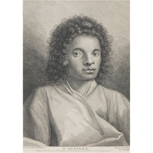 William Hodges (British 1744-1797) Engraving of Polynesian O-Hedidee