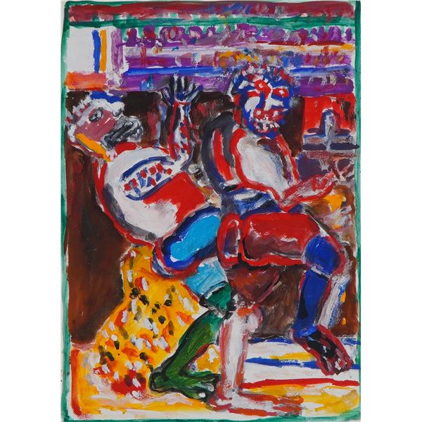 Eugeniusz Markowski (Polish, 1912-2007) Gouache on Paper, Signed