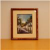 Image 2 : Bolivar Arcentales, Watercolor Painting, Andean Village Street, Signed