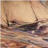 Image 3 : Siegfried K Semrau, Watercolor on Paper Painting, Stormy Sea, Signed