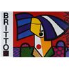 Image 1 : After Romero Britto (Brazilian, b. 1963) Serigraph on Paper, Japanese Woman