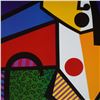 Image 3 : After Romero Britto (Brazilian, b. 1963) Serigraph on Paper, Japanese Woman