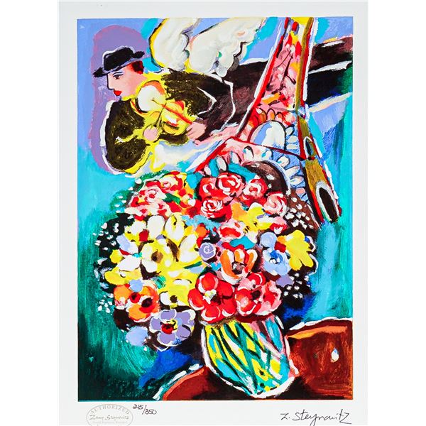 Zamy Steynovitz (Polish 1951-2000) Limited Edition Serigraph on Paper