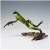 Image 2 : Tim Cotterill Frogman Bronze Figurine Sculpture, Stepping Stone