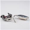 Image 3 : 2pc Miniature Sterling Silver Pin Cushions, Mouse and Squirrel