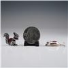 Image 4 : 2pc Miniature Sterling Silver Pin Cushions, Mouse and Squirrel