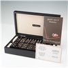 Image 4 : Renzo Romagnoli Italian Domino Set with Swarovski Crystal Inlay
