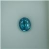 Image 1 : 2.75 CT Blue Zircon Oval Cut Gemstone