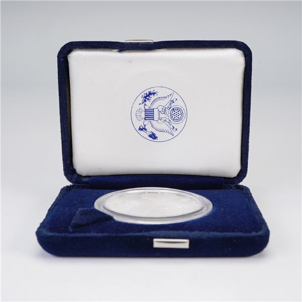 2004-W American Silver Eagle One Ounce Silver Proof Dollar Coin Type 1