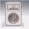 Image 1 : 1993 Silver American Eagle 1 Dollar NGC Graded MS69