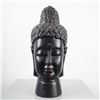 Image 1 : Painted Buddha Head with Painted Red Accents