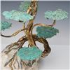 Image 4 : Bonsai Tree Form Metal and Stone Sculpture