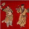 Image 3 : Chinese Silk Embroidery of the Eight Immortals & Two Celestial Deities