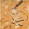 Image 3 : Chinese Silk Embroidery Textile with Children and Floral Motifs