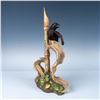Image 1 : Boehm Porcelain Figurine, Perched Bird on Branch Sculpture