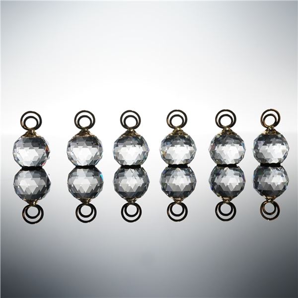 Swarovski Crystal Place Card Holders, Set of Six
