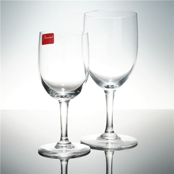 2pc Baccarat Crystal Wine Glasses, Perfection