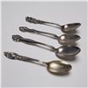 Image 2 : 4pc American Sterling Silver Floral Motif Spoons