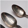 Image 6 : 4pc American Sterling Silver Floral Motif Spoons