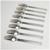 Image 4 : 16pc Puiforcat Silver Plated Dinner Forks and Knives, Nantes