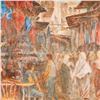Image 3 : A. Savrann Oil on Canvas Painting, Middle Eastern Market Scene, Signed