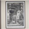 Image 2 : Eugene E. Loving Signed Etching on Paper, Maison Seignouret Old New Orleans