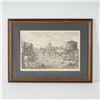 Image 2 : After Luigi Rossini (Italian 1790-1857) Offset Lithograph, Castel S. Angelo