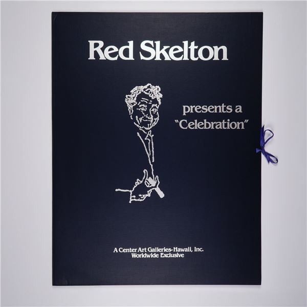 Red Skelton, Limited Edition Hand-Signed Lithograph w/ Original Portfolio