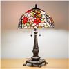 Image 1 : Stained Glass Butterfly Table Lamp