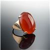 Image 1 : 14K Gold Carnelian Ring