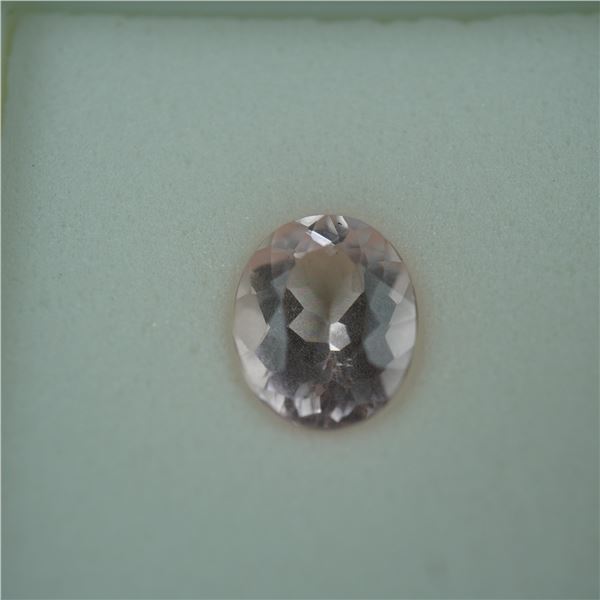 2.20 CT Morganite Oval Cut Gemstone