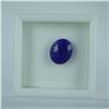 Image 2 : 3.70 CT Checkerboard Oval Cut Lapis Gemstone