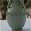 Image 3 : Chinese Celadon Ware Ceramic Double-Handled Vase