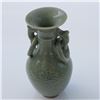 Image 7 : Chinese Celadon Ware Ceramic Double-Handled Vase