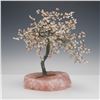 Image 2 : Rose Quartz Gemstone Willow Tree